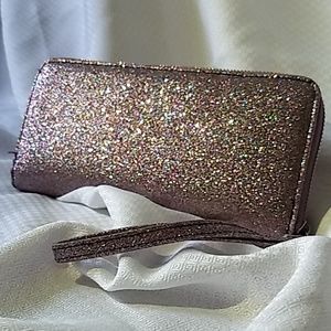 Pink Glitter Wallet